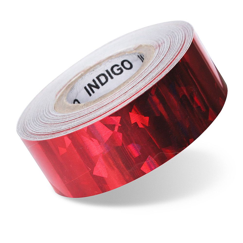 Обмотка для гимнастического обруча INDIGO Ice IN379-RD, 20мм*14м, красный