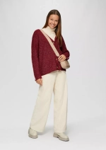 Кардиган из смесовой шерсти с контрастными деталями s.Oliver