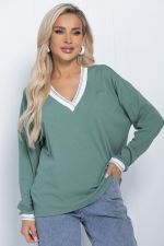 Джемпер Ванильные небеса (олива) Б11385 LT Collection (Акция)