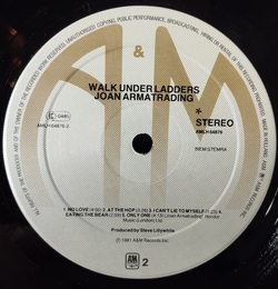 Винтажная виниловая пластинка LP Joan Armatrading Walk Under Ladders (Holland 1981)