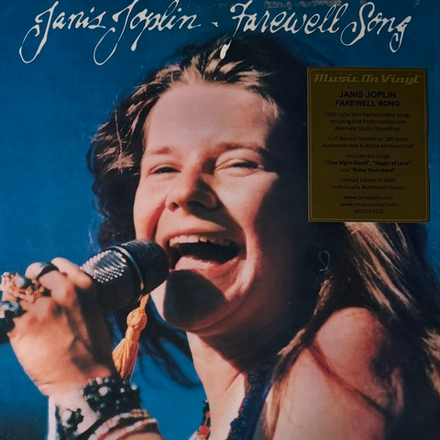 Виниловая пластинка Janis Joplin ‎– Farewell Song LP Red/white
