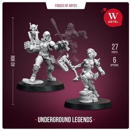 Сет миниатюр Underground Legends