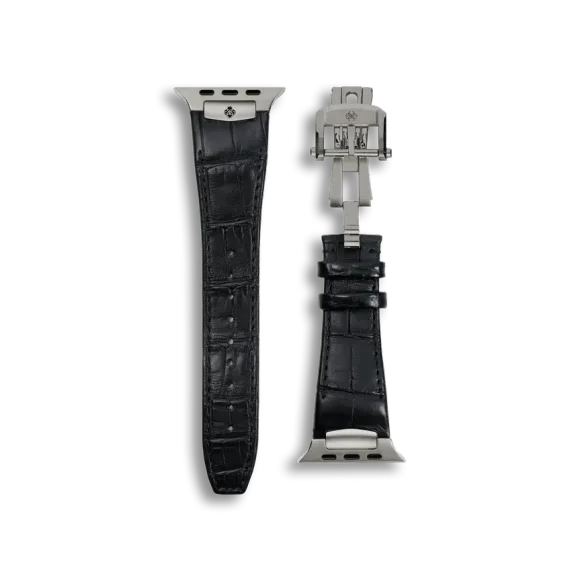 Ремешок для Apple Watch - Alligator Leather Black