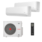 Мультисплит система на 2 комнаты Funai RAM-I-DA30HP.W01/S x 2 / RAM-I-2KG55HP.01/U