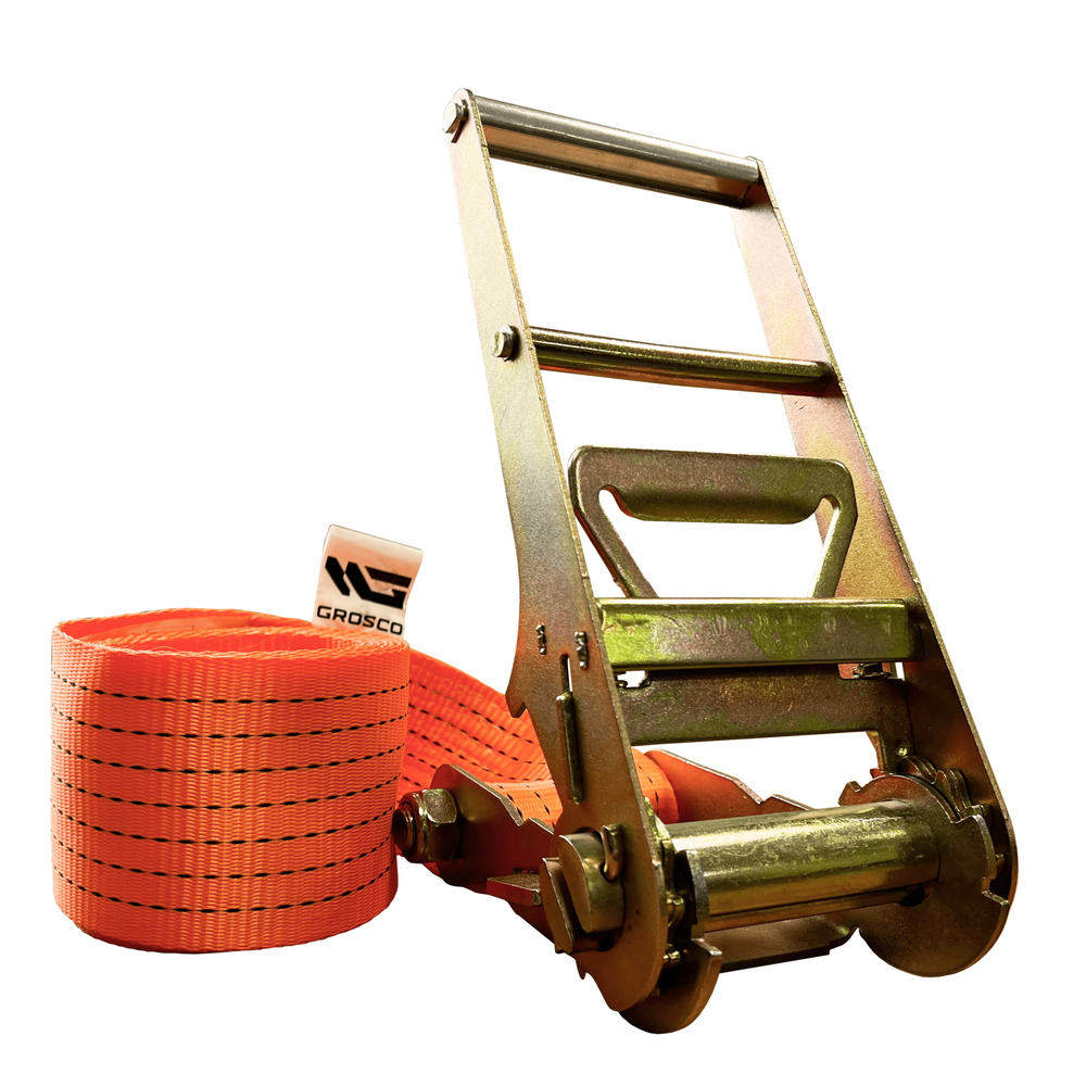 Стяжной кольцевой ремень с храповым механизмом