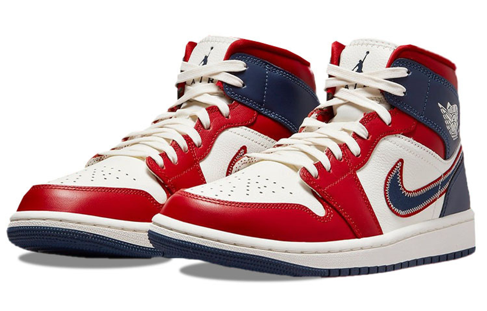 Кроссовки Jordan Air Jordan 1 Mid "Usa 2.0" (Женская размерная сетка)