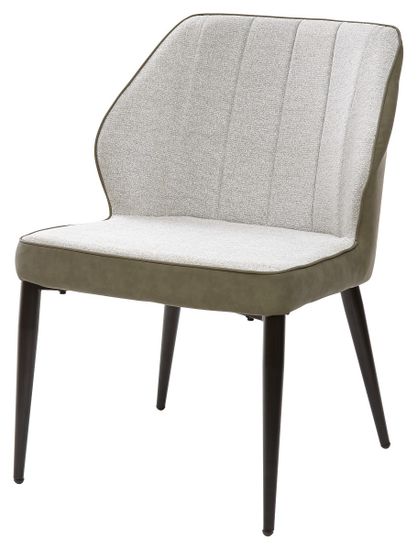 Стул-кресло для гостиной RIVERTON светло-серый меланж FC-01/ RU-04