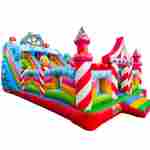 Коммерческий надувной батут «Парк развлечений 3» 12*6*7 м