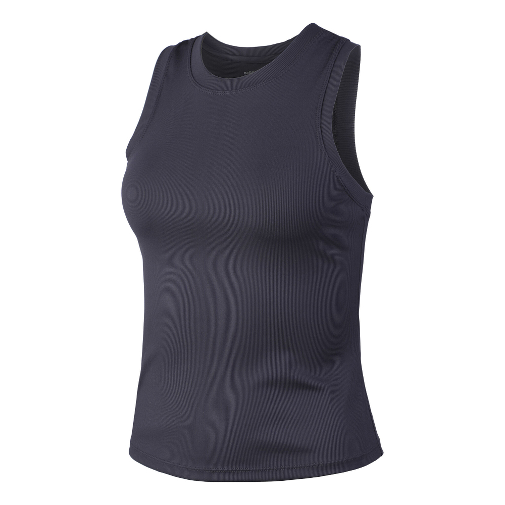 Женская теннисная майка Björn Borg ACE Rib Tank Top Women - Dark Blue