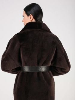 Дубленка зимняя шуба натуральная двухсторонняя оверсайз