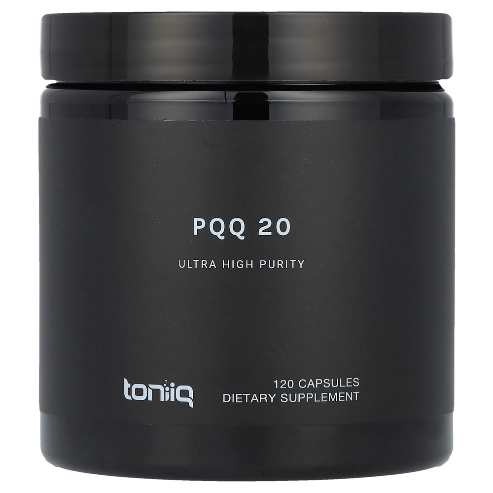Toniiq, PQQ 20, 120 капсул (20 мг на капсулу)