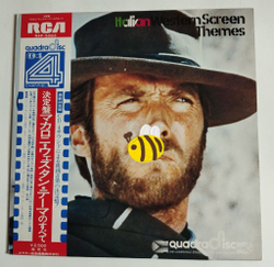 Винтажная виниловая пластинка LP Italian Western Screen Themes (Japan 1974) (Obi)
