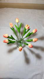 Искусственные цветы, желтые подсолнухи / Высота 44 см. 9 стебелей 9 бутонов/