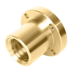 Комплект TR 36x6 Трапецеидальный винт, трапецеидальная гайка бронзовая с фланцем.