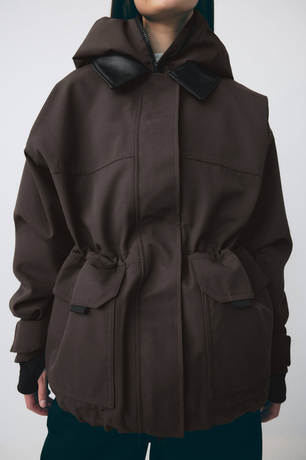 H&M Лыжная куртка с воротником ThermoMove™, темно-коричневый