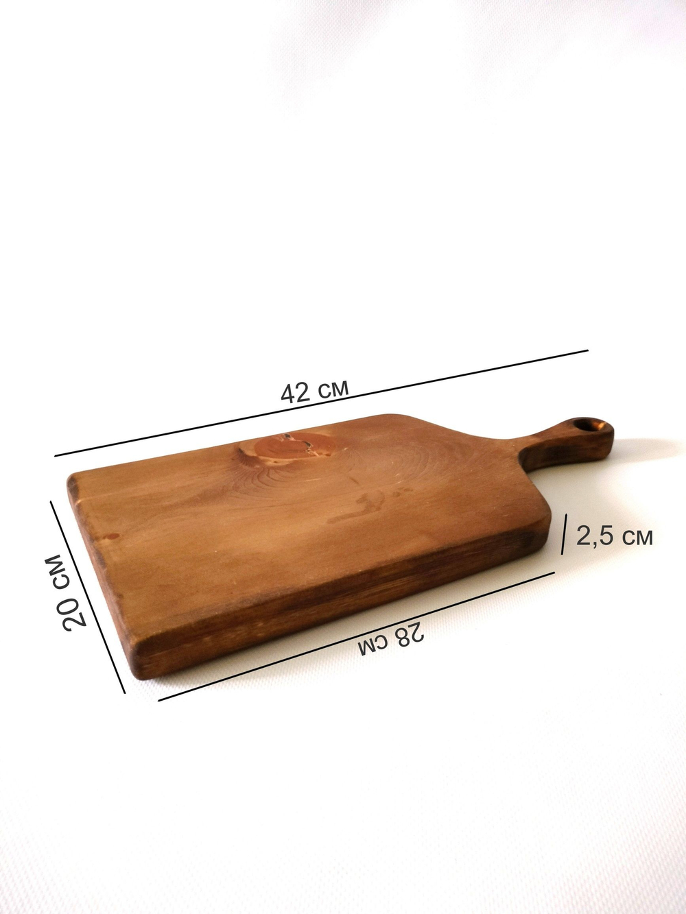 Доска разделочная из дерева сервировочная