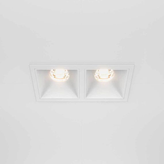 Встраиваемый светильник Maytoni Alfa LED DL043-02-10W3K-SQ-W