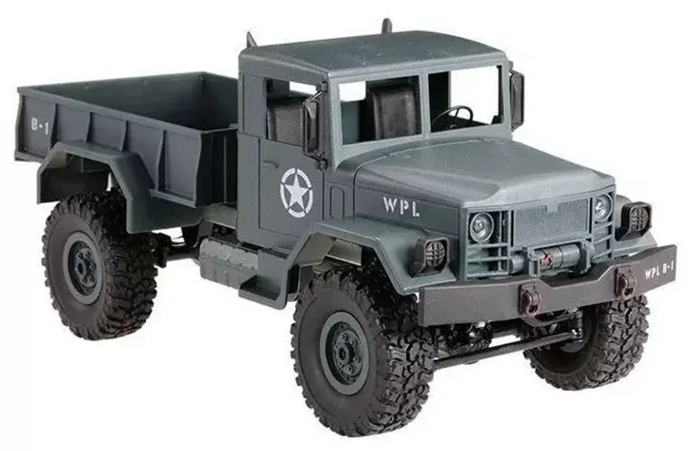 Радиоуправляемый краулер WPL Military Truck Buggy Crawler 4WD RTR масштаб 1:16 -2.4G-WPLC-24R Red