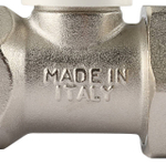 Вентиль ручной регулировки прямой STOUT - 1/2" (ВР/НР-американка, PN10, Tmax 120°C, шток металл по металлу)