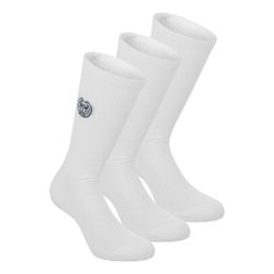 BIDI BADU Don Carlito Crew Move Tennis Socks 3 Pack - White, Black