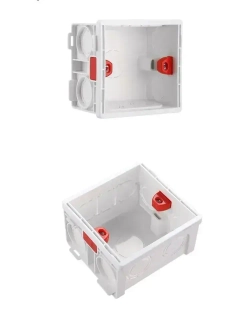 Подрозетники квадратные 5 штук 86х86х50 Установочная коробка для монтажа розеток с USB, выключателей, Xiaomi Aqara / Удобный плавающий крепёж