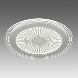 7739/80L MITRA LED SN 603 Светильник металл/акрил/белый/серебряный/прозрачный LED 80Вт 3000-6500К D480 IP20 пульт ДУ PROMISE