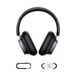 Наушники Baseus Bowie H1s, Bluetooth 5.4, шумоподавление, чёрные