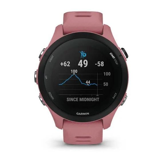Умные часы Garmin Forerunner 255S со светло-розовым ремешком