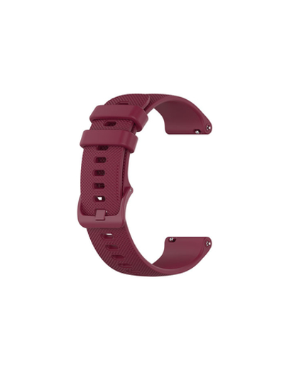 Ремешок 22 мм для Garmin Vivoactive 4, Venu 2 силиконовый быстросъемный (Вишневый)