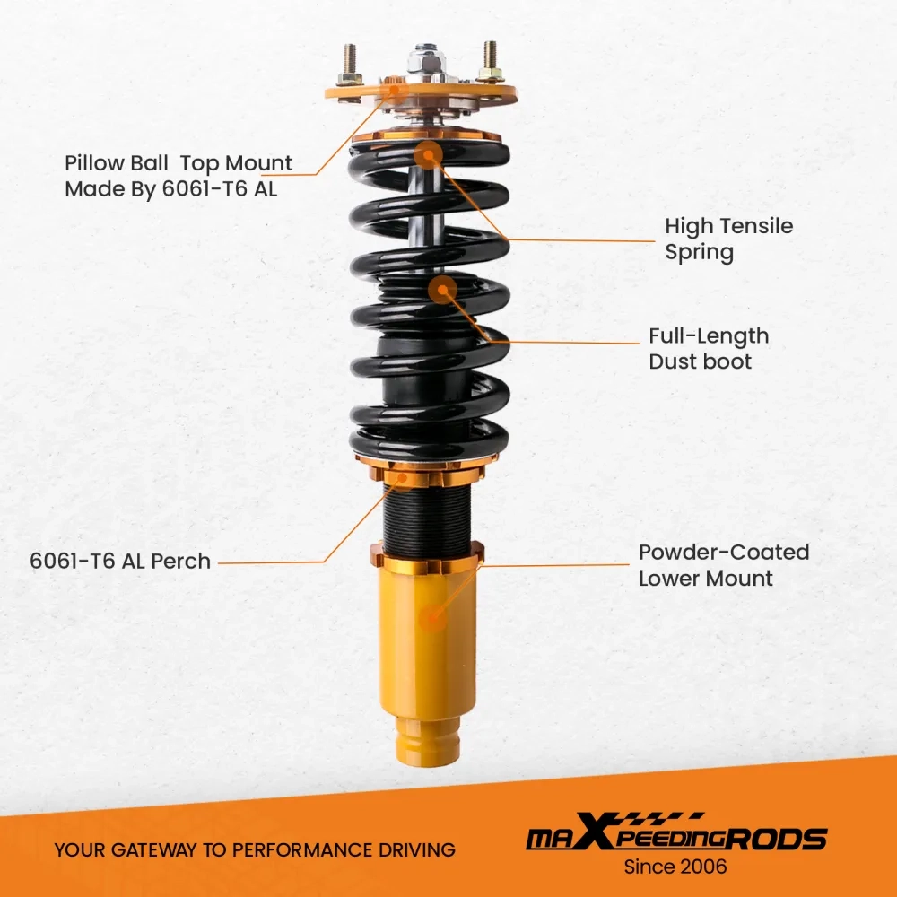 Комплект для автомобиля Mazda 6 2003-2007 Adj Height Shock Absorber Coilovers Suspension Kitlowering kit