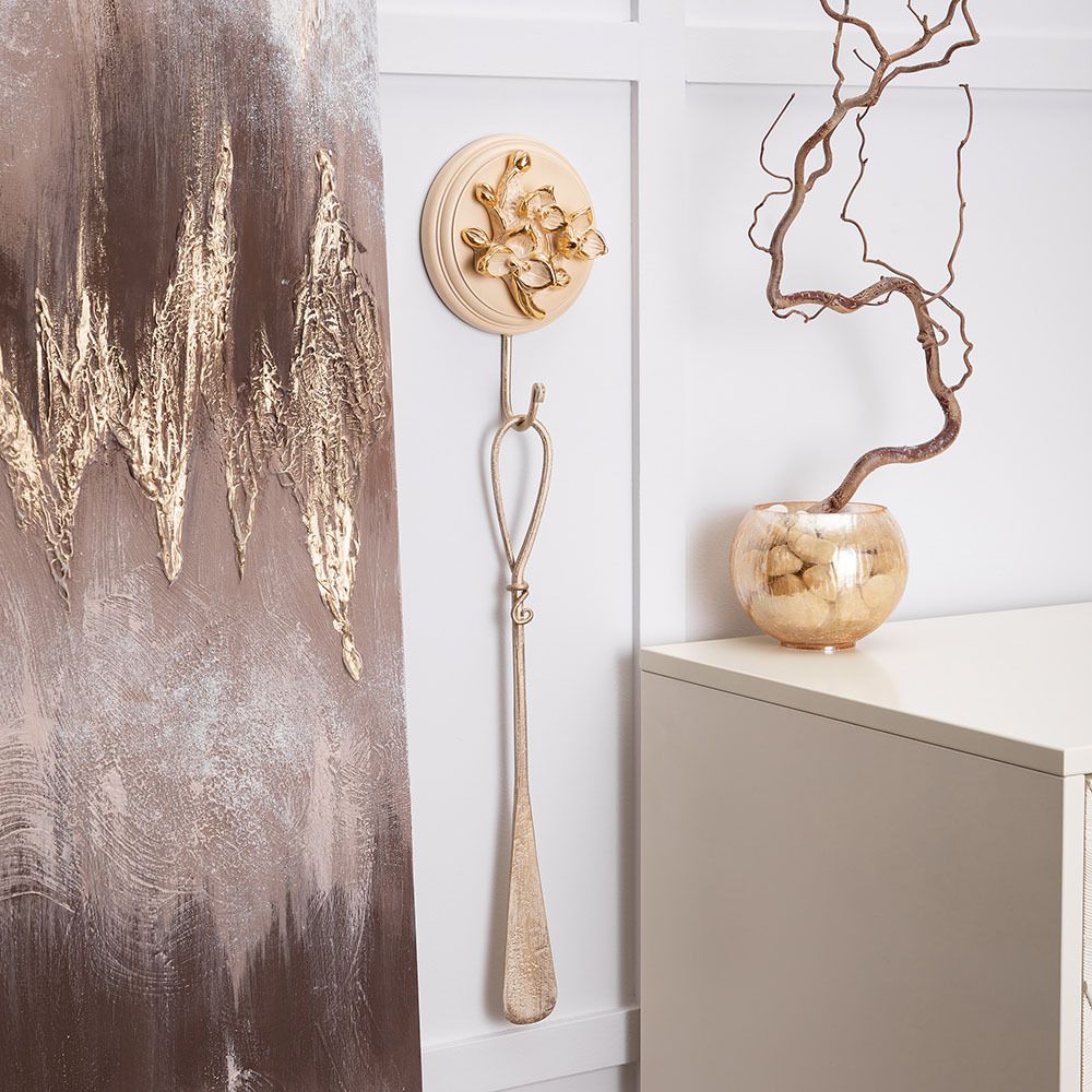 Настенный крючок Орхидея Айвори