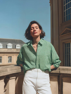 Рубашка в клетку виши