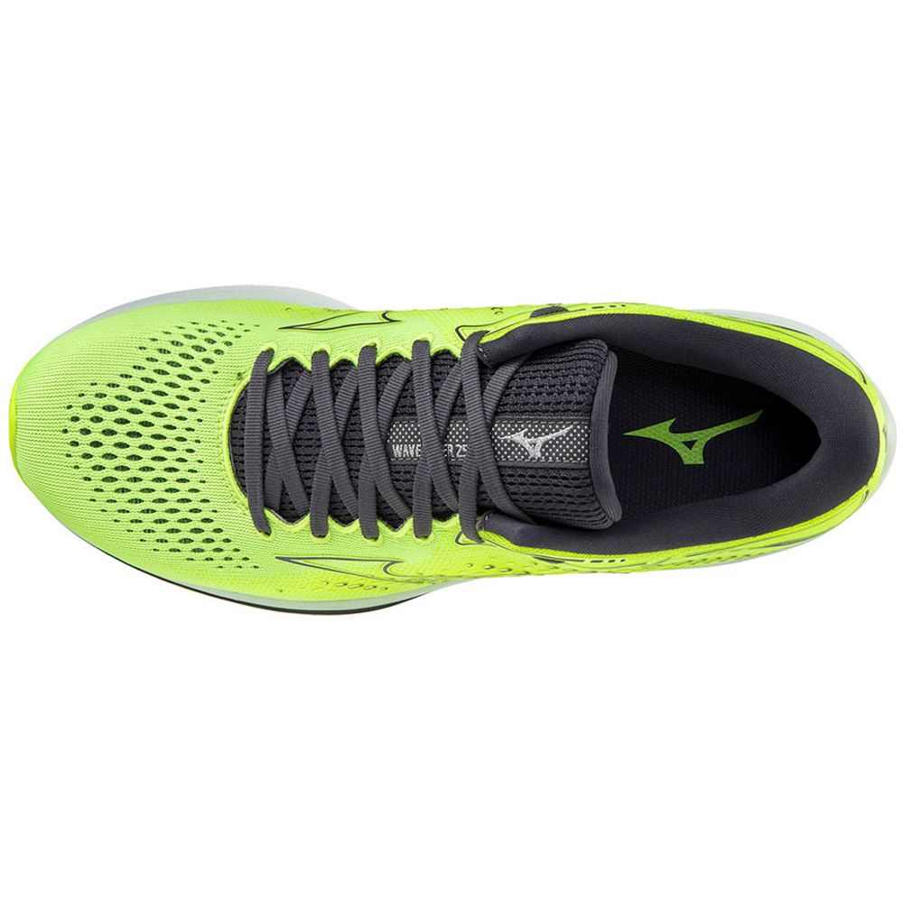 Кроссовки беговые мужские MIZUNO Wave Rider 25 J1GC210315, р.UK10, (рос.43,5), салатовый