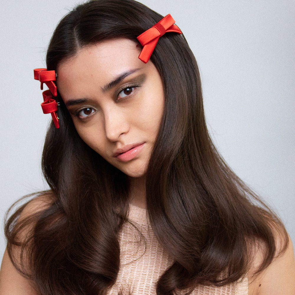 Бант "Стрекоза" XS красный