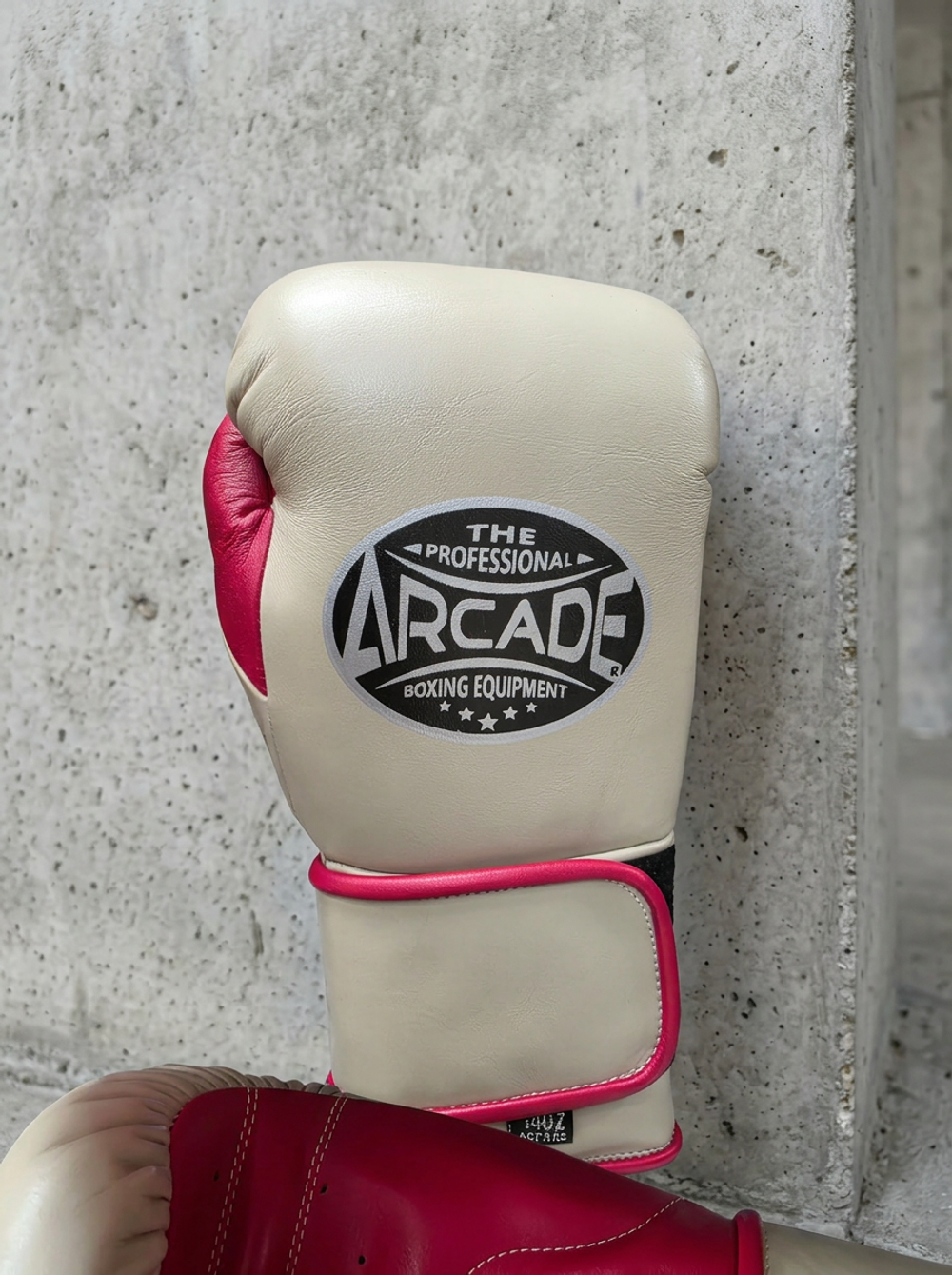 Боксерские перчатки мексиканские Arcade Beige/Red NEW