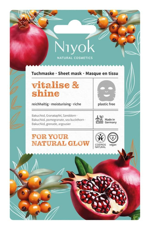Тканевая маска Vitalise & Shine Niyok, 10 мл