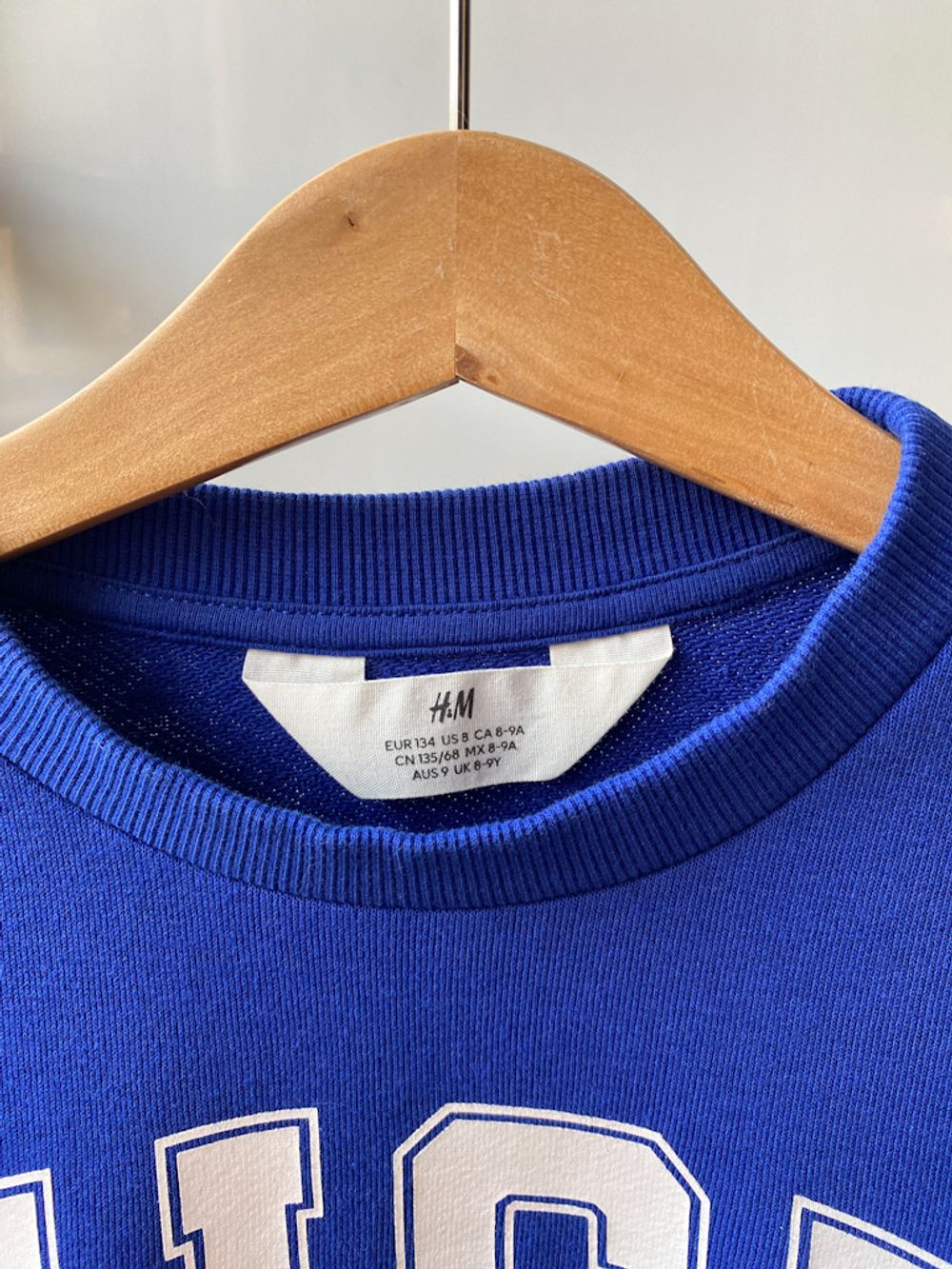 Хлопковый свитшот H&M, 134