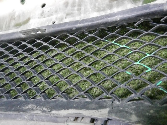 Молдинг переднего бампера Mercedes M W166 (2011-2015) AMG