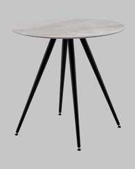 Ники круглый столешница керамика Italian light grey 800