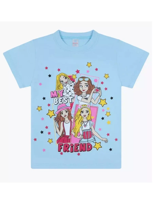 Футболка для садика и школы.девочка.1шт.