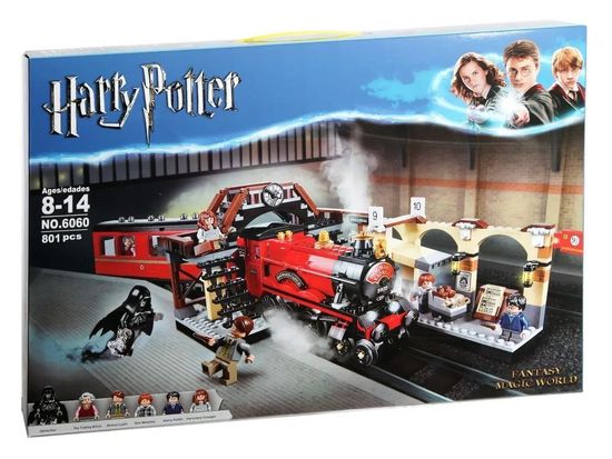 Конструктор  Justice Magician " Хогвартс-экспресс "801 дет.