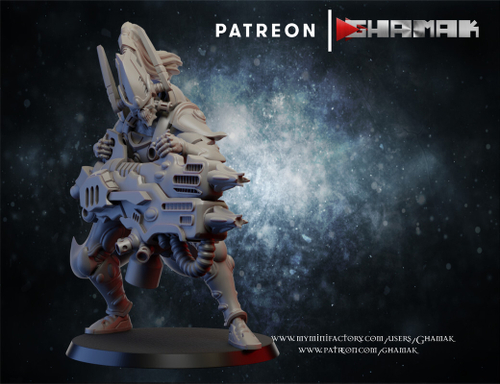 Aeldari Craftworlds Dark Reapers Мрачный Жнец №5 миниатюра для dnd, днд, pathfinder, фентези, Настольная игра, НРИ, Варгейм, РПГ