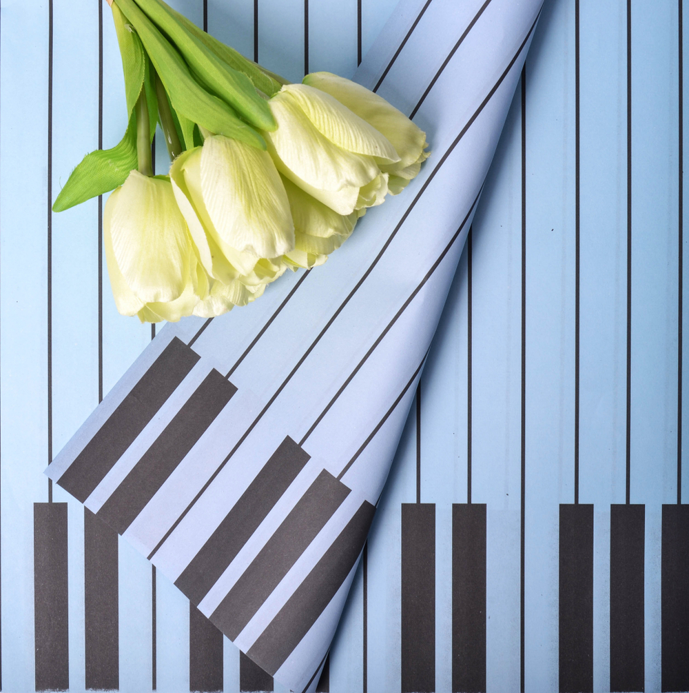 Крафт листы "Клавиши" 60*60см/20шт