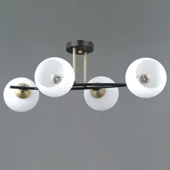 IL0798-4CSQ-25 BK AB TRENTO светильник потолочный