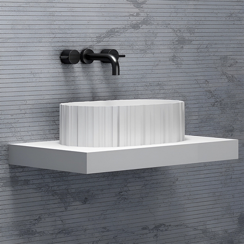 Раковина-чаша Abber Stein 56 AS2655 Белая матовая