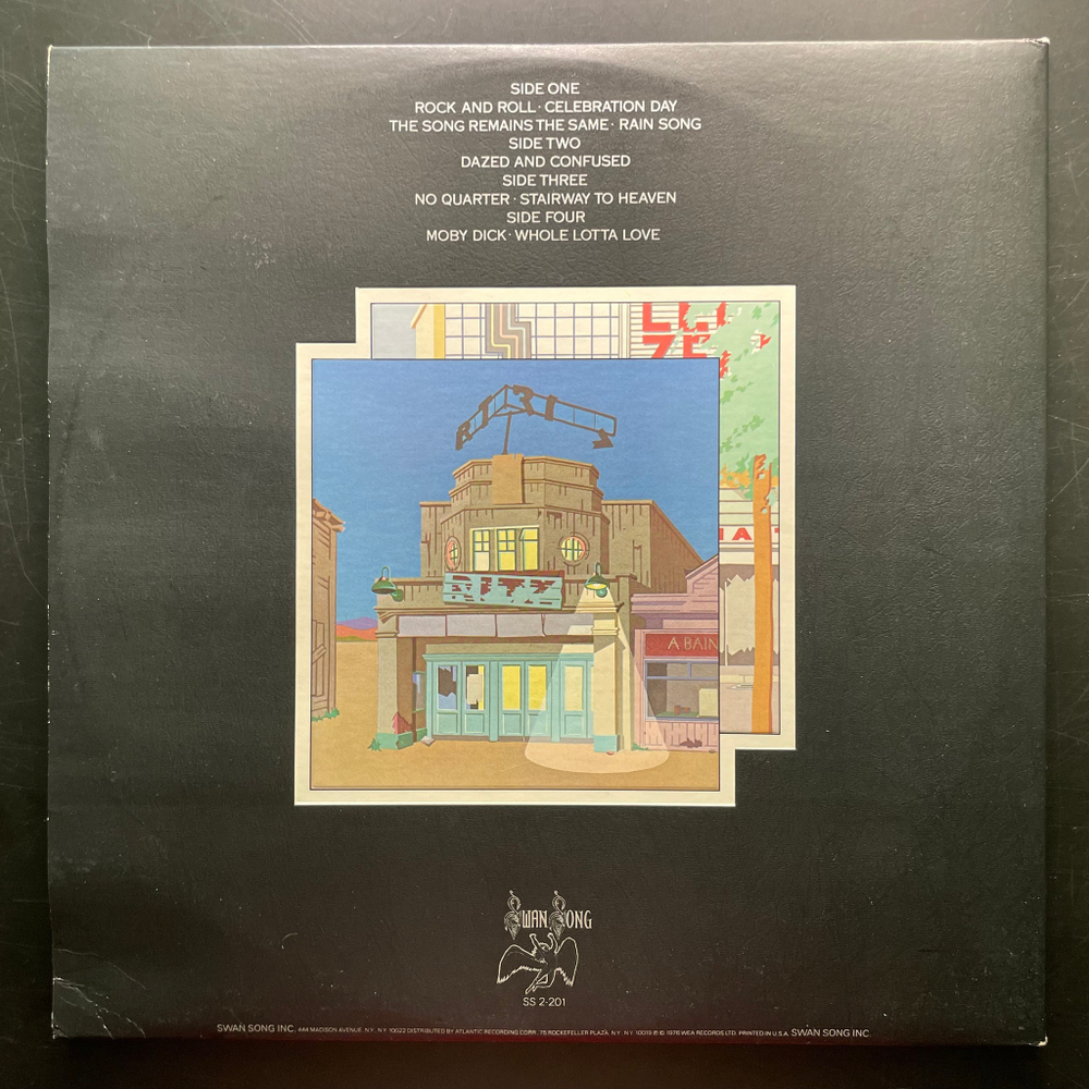 Led Zeppelin - The Soundtrack From The Film The Song Remains The Same 2LP (США 1976г.)