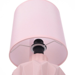 8227/1T MODERNI LN25 384 розовый, керамика/текстиль Настольная лампа E14 1*40W 220V ORIGAMIA