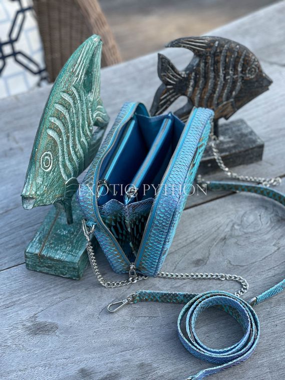 Сумочка из натуральной кожи питона BG-467
