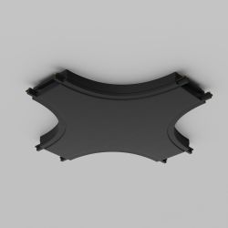 Коннектор питания X-образный Maytoni Radity TRA084CX-11B