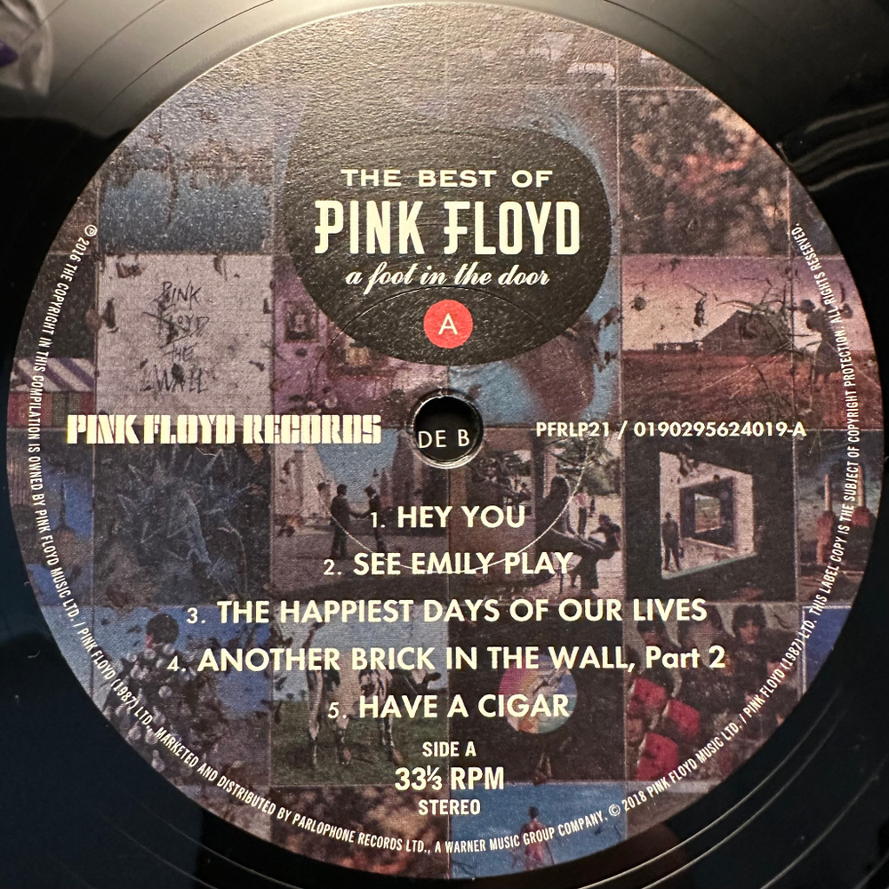 Pink Floyd - A Foot In The Door (The Best Of Pink Floyd) 2LP (Европа 2018г.)